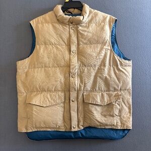 Vintage Woolrich Down Puffer Vest Full Zip Snap Size XL